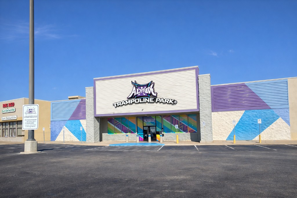 Trampoline park exterior building
